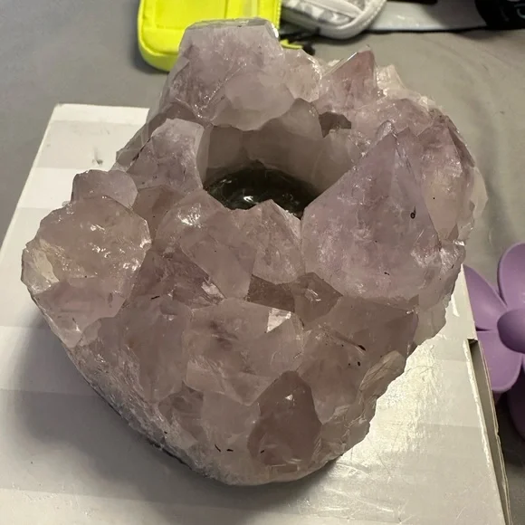 Amethyst Crystal candle holder - Picture 8 of 8